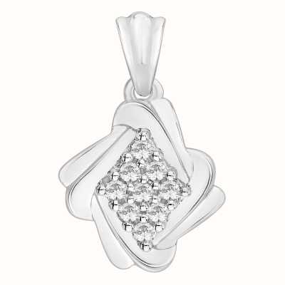Perfection Crystals Fancy Cluster Pendant (0.25ct) P3262-SK
