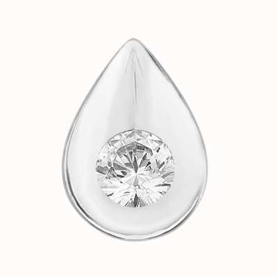 Perfection Crystals Single Stone Pendant in Pear setting (0.10ct) P3783-SK
