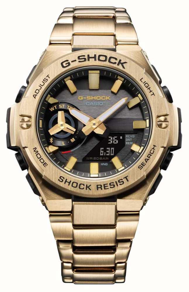 Casio G-Steel B500 Series Gold-Toned Solar Powered Watch GST-B500GD-9AER