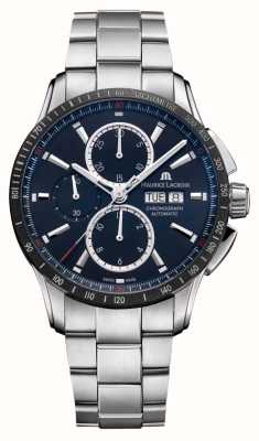 Maurice Lacroix Pontos S Chronograph (43mm) Blue Dial / Stainless Steel PT6038-SSL22-430-1