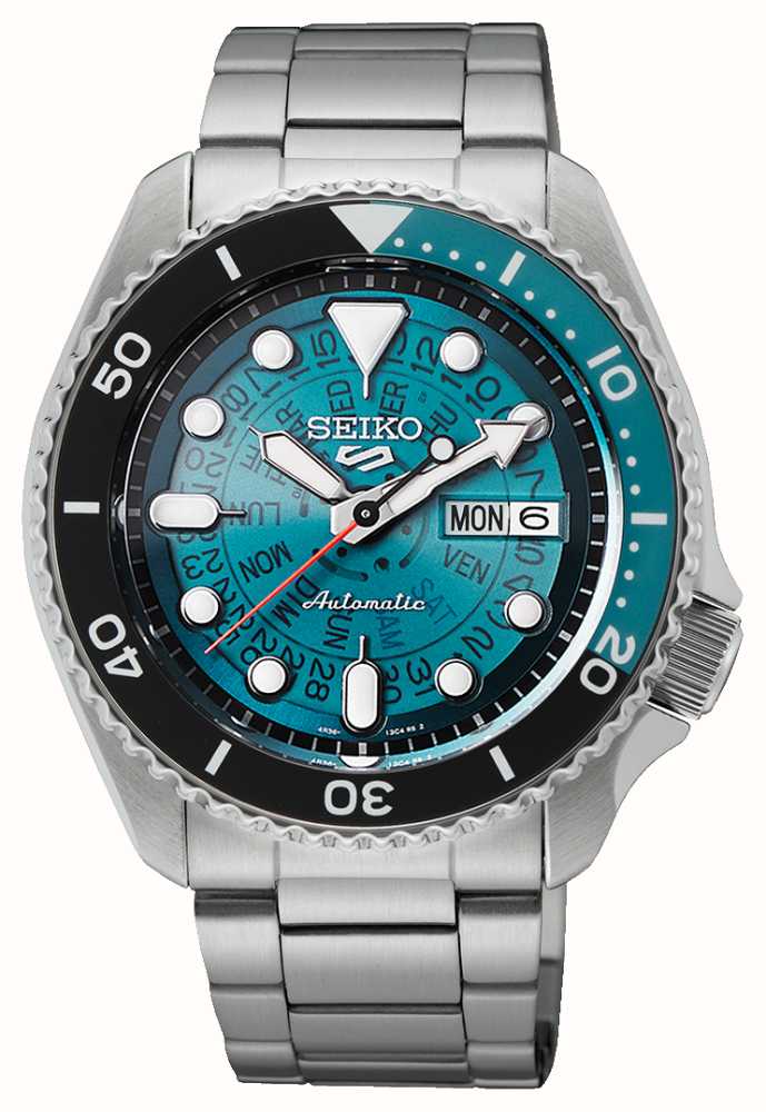Ren og skær tage ned løst Seiko 5 Sports SKX 'Skeleton Style' Blue Dial SRPJ45K1 - First Class  Watches™ USA