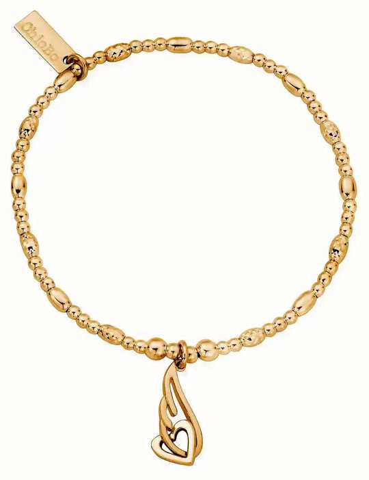 CHLOBO Cute Charm Feather Heart Bracelet – Carruthers Jewellers