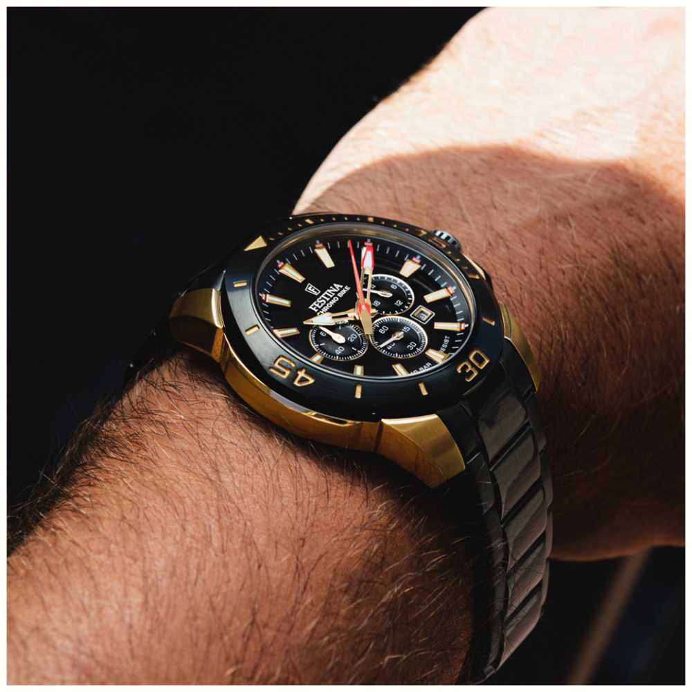 Festina Chrono Bike 2022 Special Edition Black Dial / Black Bracelet ...