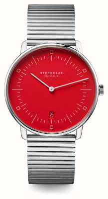STERNGLAS Naos Edition Bauhaus II Red Dial Limited Edition (333 Pieces) S01-NAF24-ME06