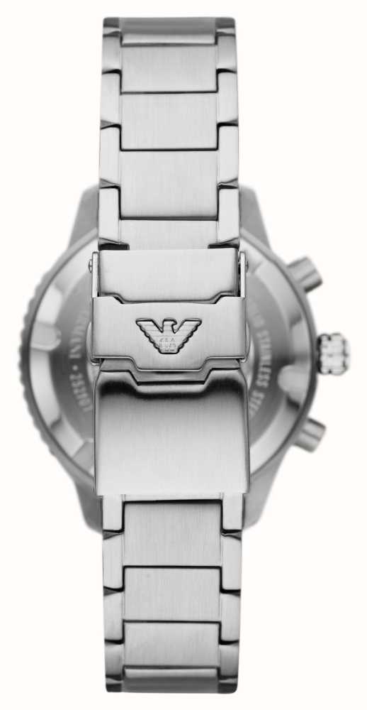 Emporio Armani Men's | Green Chronograph Dial | Stainless Steel Bracelet  AR11500 - First Class Watches™ USA