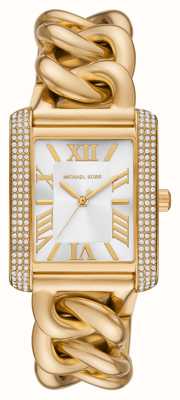 Michael Kors Women's Mini Emery Pavé Gold Tone Watch MK4640