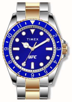Timex x UFC Debut Blue Dial / Two-Tone Stainless Steel TW2V58400