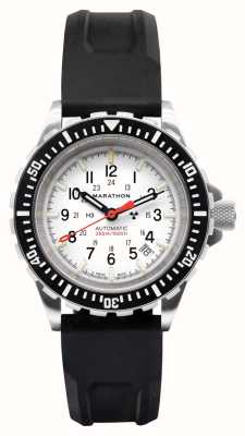 Marathon Arctic Edition | Large Diver's Automatic | GSAR | White Dial | Black Silicone Strap WW194006-0501