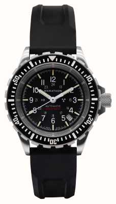 Marathon Large Divers Automatic | GSAR | Black Dial | Black Silicone Strap WW194006SS-0530