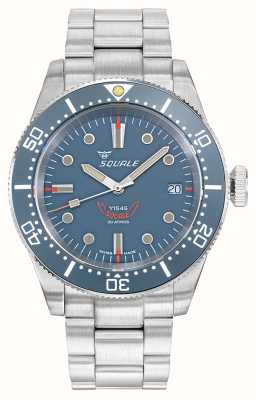 Squale 1545 | Grey Dial | Stainless Steel Bracelet 1545GG.AC