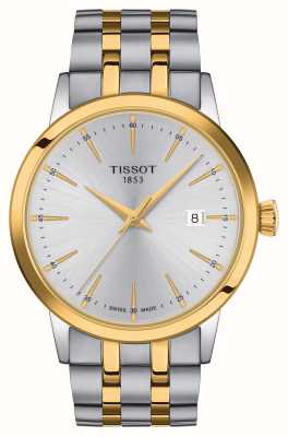 Tissot Men's Classic Dream | Silver Dial | Two-Tone Stainless Steel Bracelet T1294102203100