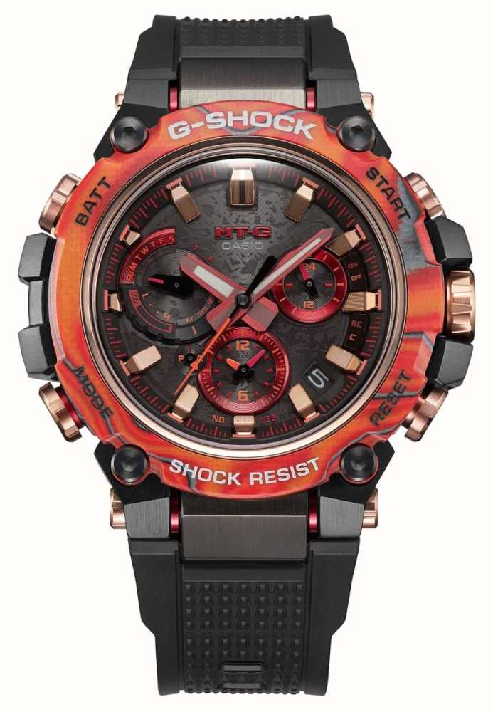 lighed Forsøg min Casio G-Shock Premium Limited Edition | MTG 40th Anniversary Flare Red MTG-B3000FR-1AER  - First Class Watches™ USA