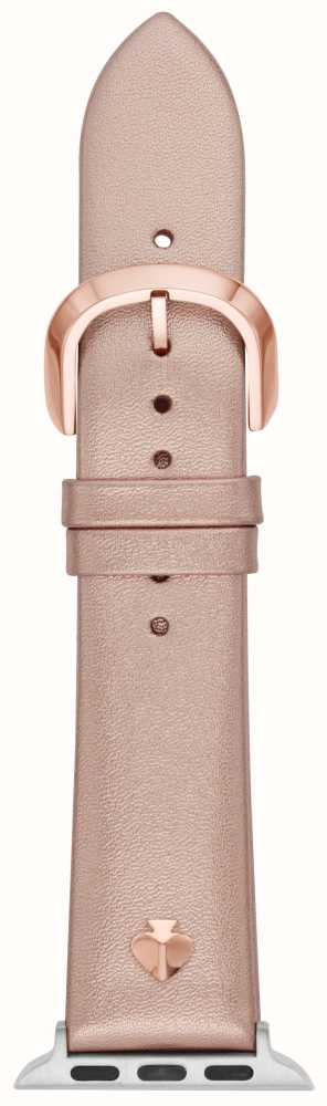 Kate Spade Apple Watch Strap (38/40/41mm) Rose Gold Leather KSS0044 - First  Class Watches™ USA