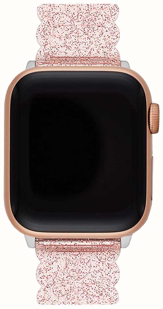 Kate Spade Apple Watch Strap (38/40/41mm) Pink TPU & Rose Gold