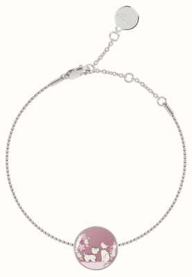 Radley Jewellery Women's Bracelet | Pink Cat and Dog Charm | Silver Tone RYJ3205S