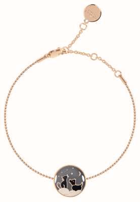 Radley Jewellery Women's Bracelet | Night Sky Cat and Dog Charm | Rose Gold Tone RYJ3206S