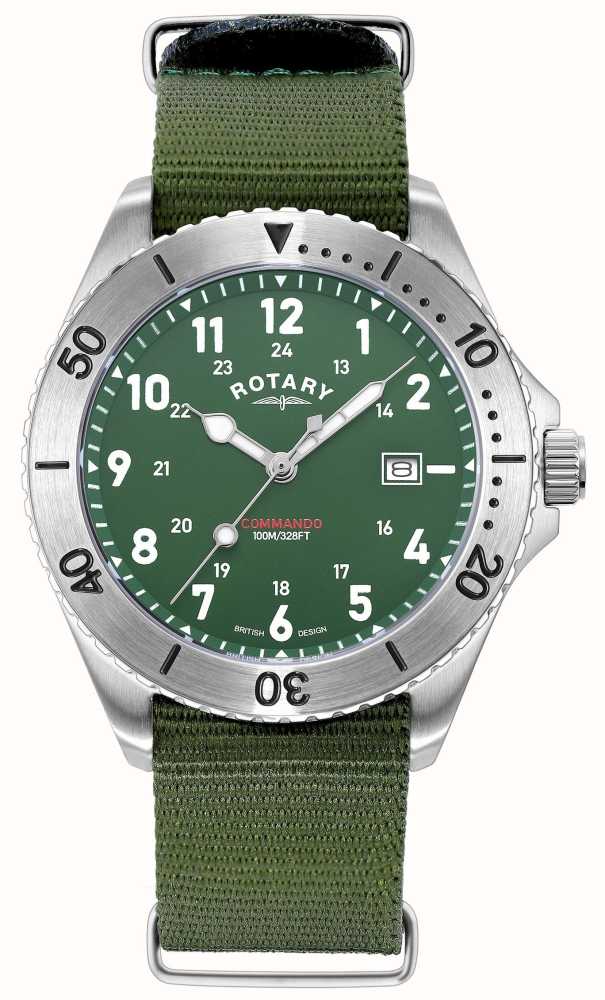 Rotary Mens GB5460 Swiss Commando Sunmariner Watch - 50m for sale online |  eBay