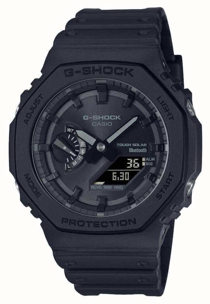 G-Shock | Bluetooth | Solar 2100 Series | Black Resin Strap GA-B2100-1A1ER - First Class Watches™ USA