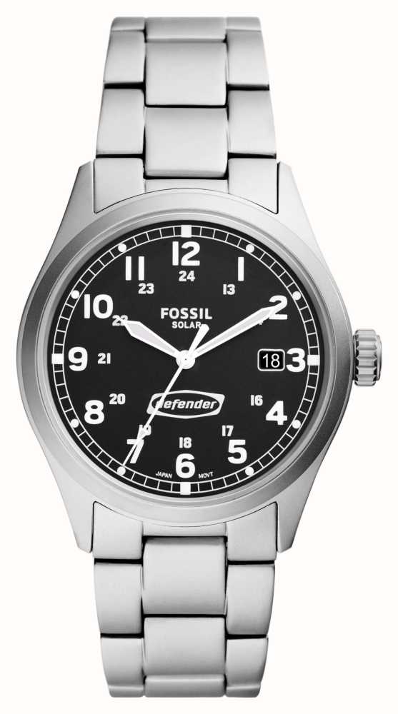 Fossil Defender | Black Dial | Stainless Steel Bracelet FS5973