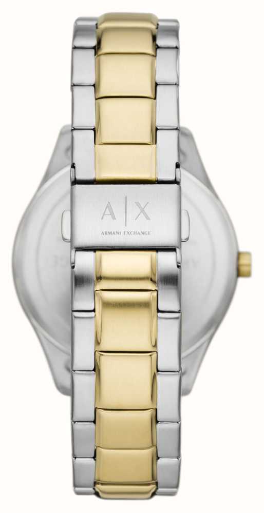Bracelet First Stainless Exchange Armani | USA Dial AX1865 | Watches™ Steel Two-Tone Men\'s Black - Class