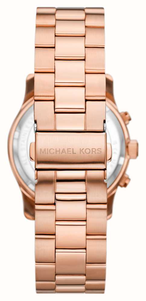 größter Rabatt Michael Kors Women\'s Runway | Stainless Chrono Rose First - Dial USA | Rose Steel MK7324 Gold Gold Watches™ Class