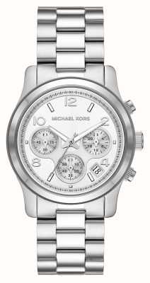 Michael Kors Runway Chrono | Two-Tone Dial Steel Watches™ Stainless Bracelet | Gold USA First Class MK9075 