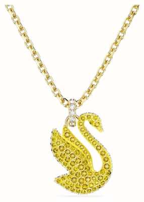 Swarovski Iconic Swan Pendant Yellow Gold-Tone Plated 5647553