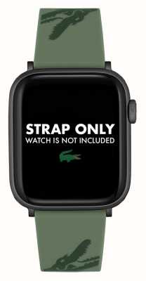 Armani Exchange Apple Watch Strap (42/44/45mm) Black Silicone
