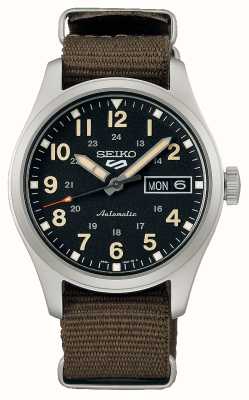 Field Bracelet Blue Steel USA Stainless Watches™ Seiko Dial - Class 5 SRPG29K1 Sports First
