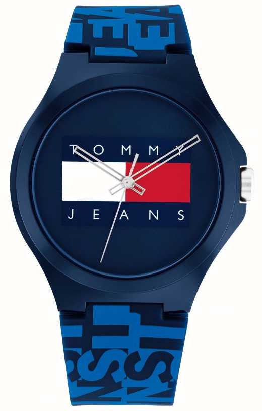 Tommy Jeans Men's, Blue Flag Dial