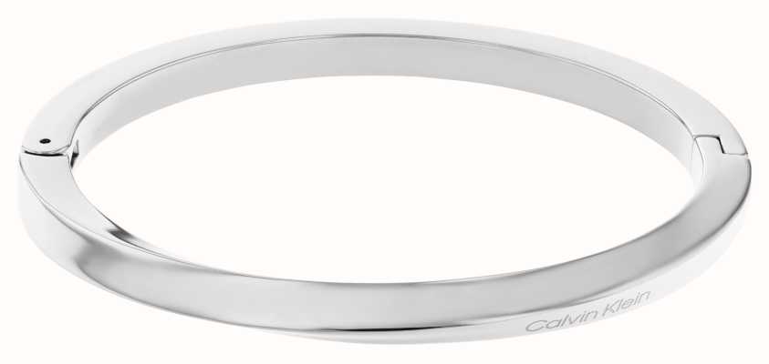 Calvin Klein Women's Bangle | Stainless Steel | Twisted Ring 35000312