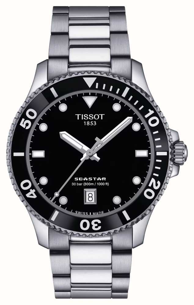 Tissot Seastar 1000, 40mm, Black Dial