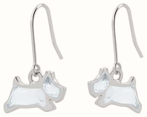 Radley Jewellery Dog Dangle Earrings | Sterling Silver | Crystal Set RYJ1299