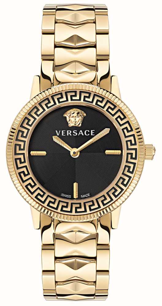 Versace Bangladesh Bank Video Xxx - Versace V-TRIBUTE (36mm) Black Dial / Gold PVD Stainless Steel VE2P00622 -  First Class Watchesâ„¢ USA