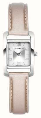 Herbelin Ve Avenue | Silver Dial | Blush Leather Strap 17437AP21NA