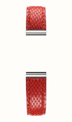 Herbelin Antarès Interchangeable Watch Strap - Viper Textured Red Leather / Stainless Steel - Strap Only BRAC17048A115