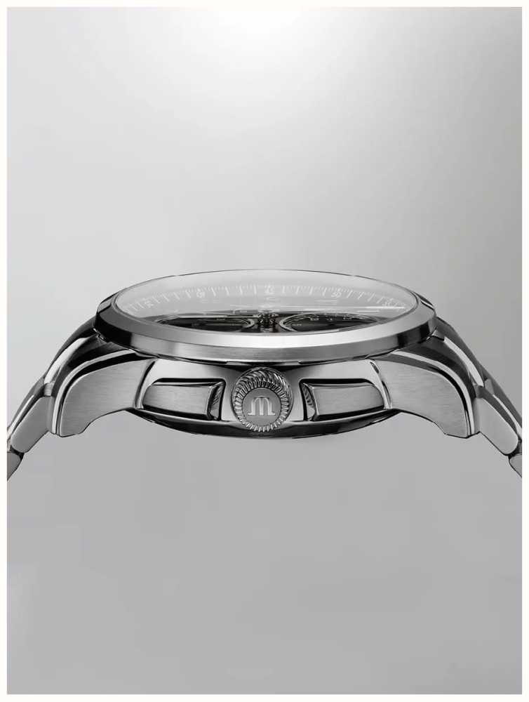 Maurice Lacroix Pontos Chronograph (43mm) Black Dial / Stainless Steel  PT6388-SS002-320-1 - First Class Watches™ USA | Schweizer Uhren