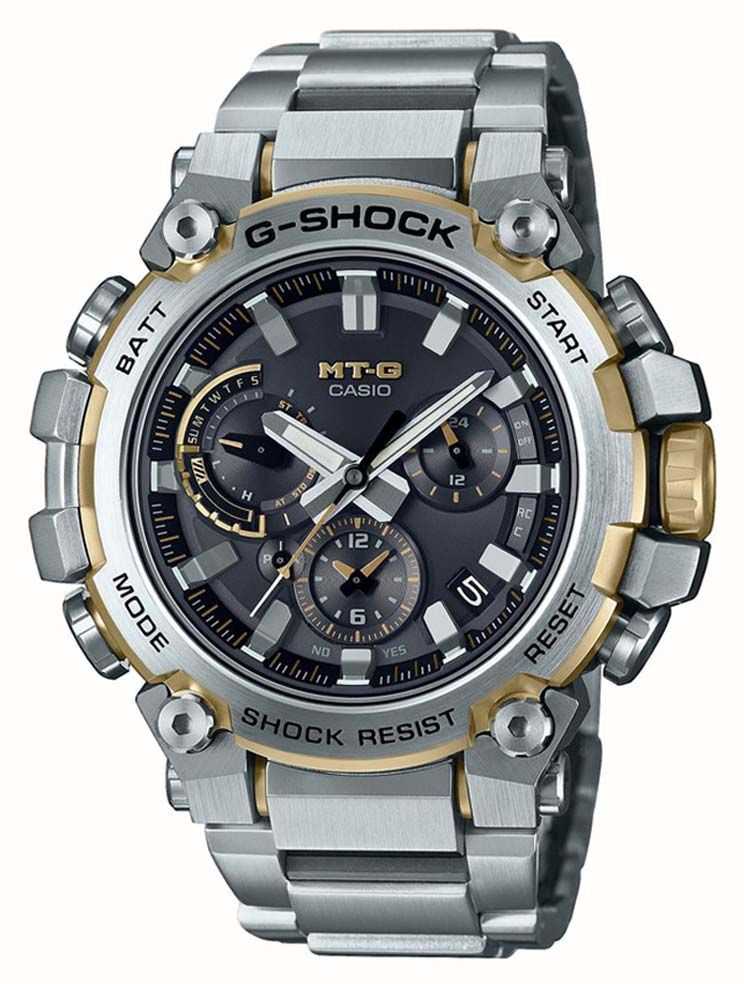 Casio G-Shock MTG B3000 Series Silver & Gold MTG-B3000D-1A9ER