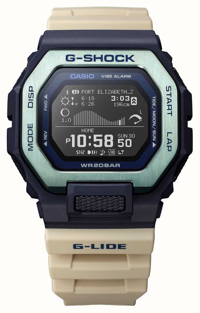 Casio G-Shock G-Lide Surf Story Digital Display Bio-Based Resin