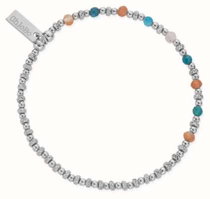 ChloBo Radiant Aura Bracelet | Sterling Silver | Coloured Beads SBSLA