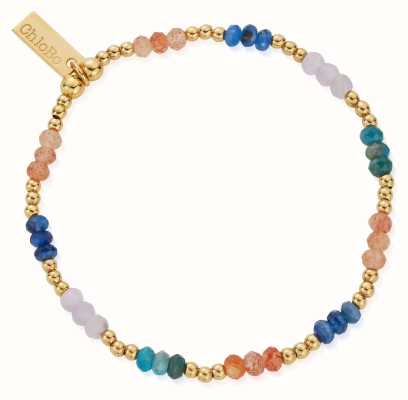 ChloBo Soothing Spirit Bracelet | Gold Plated | Coloured Beads GBSLKA