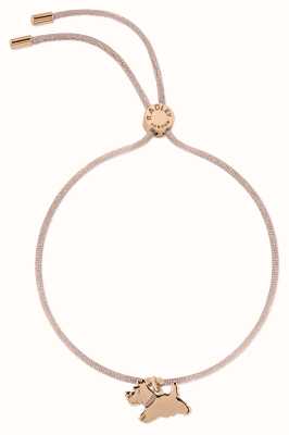 Radley Jewellery Friendship Bracelet | Rose Gold Plated | Dog Charm RYJ3240S
