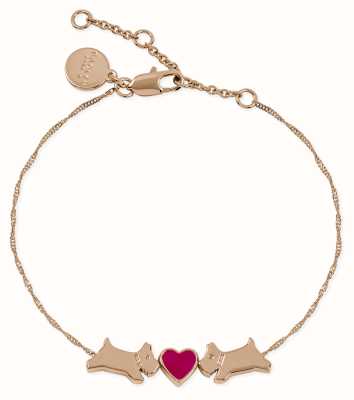 Radley Jewellery Dog Love Heart Bracelet | Rose Gold Plated RYJ3250S