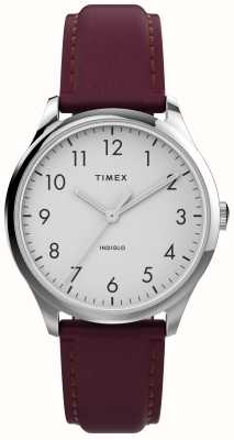 Timex Men's Easy Reader White Dial Black Leather Strap TW2V68800 - First  Class Watches™ USA