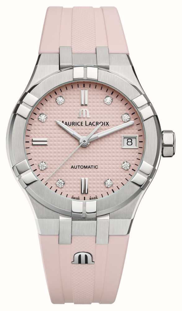 Maurice Lacroix Aikon Automatic Limited Summer Edition (35mm) Pink Dial  AI6006-SS00F-550-E - First Class Watches™ USA