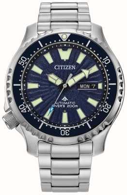 Citizen Men's Promaster Diver Automatic (44mm) Blue Dial / Stainless Steel Bracelet NY0136-52L
