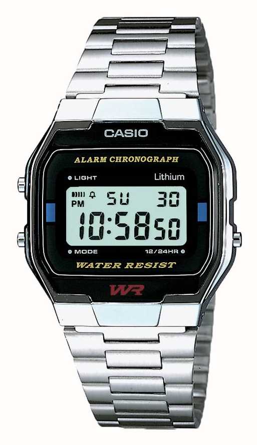 Casio Vintage Retro Alarm Chronograph / Stainless Steel Bracelet