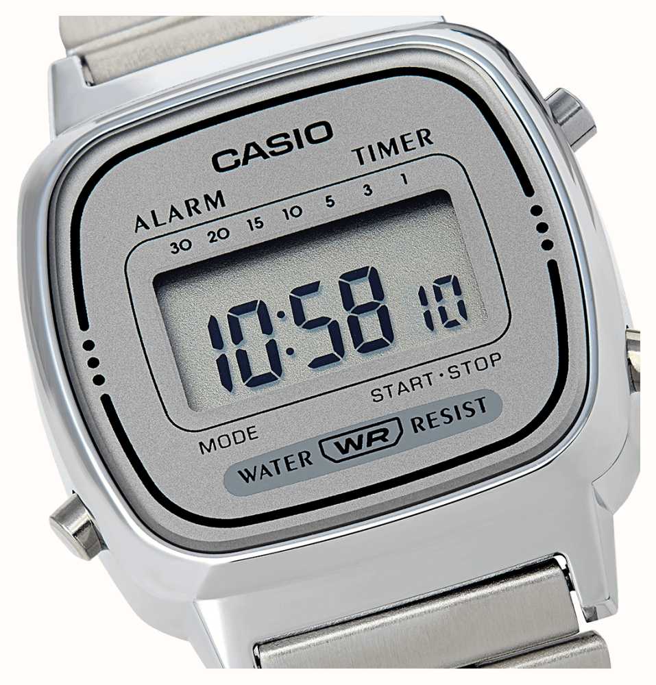 Casio Women's Classic Digital Dial / Stainless Steel Bracelet LA670WEA-7EF  - First Class Watches™ USA