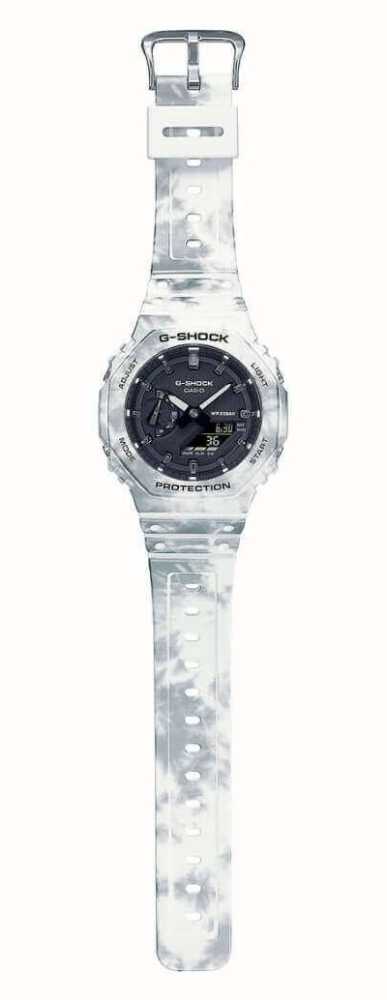 Casio G-Shock Frozen Forest Extra First / Watches™ And Black USA - GAE-2100GC-7AER Set Bezel Class Dial Strap