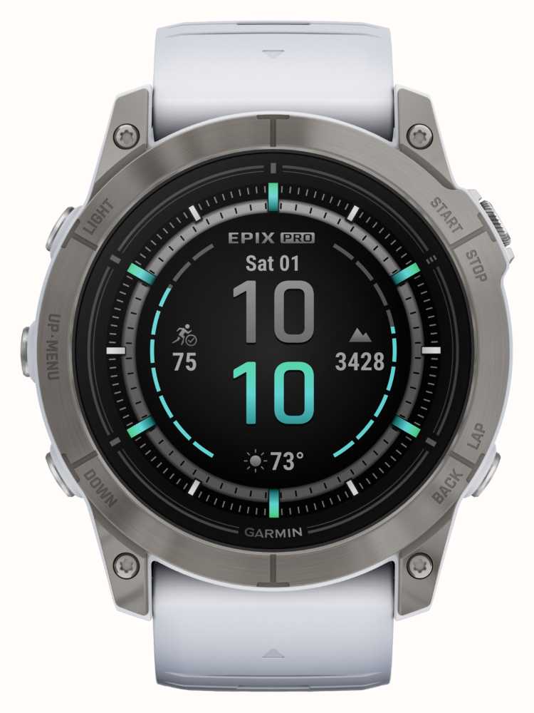Garmin Epix Pro Gen 2 51MM Sapphire Titanium Touchscreen Black Watch